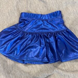 Shimmering Blue Kids Skirt